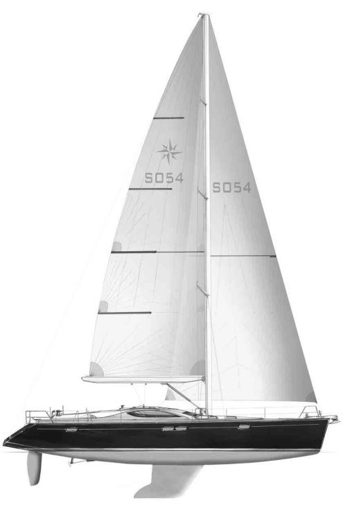 Jeanneau Sun Odyssey 54 DS - Plan