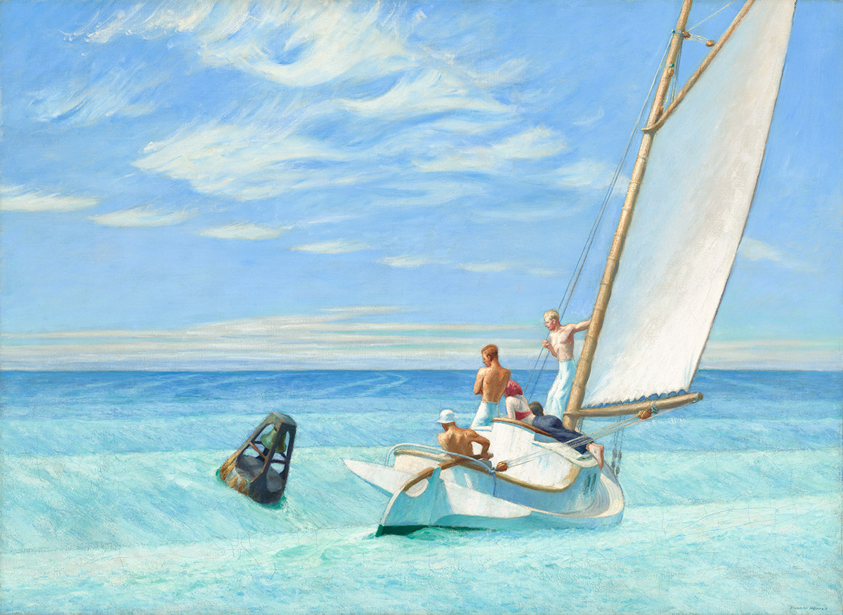 “Ground Swell” A painting by Edward Hopper Windventures