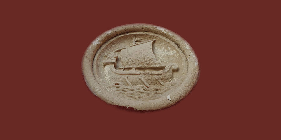 Rudderless Ship - Emblem of Corfu