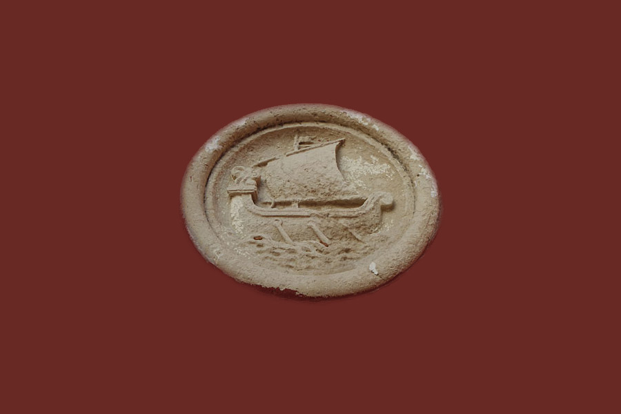 Rudderless Ship - Emblem of Corfu